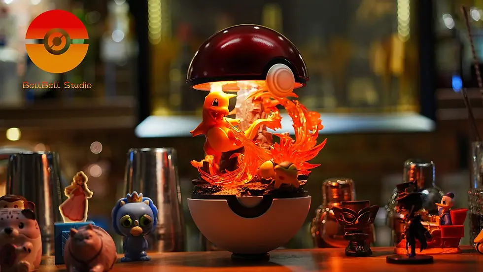 【PRE-ORDER】Ball Ball Studio - First Generation Starters Charmander Pokémon Resin