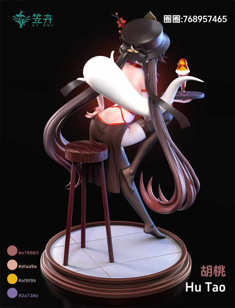 Thumbnail: 【PRE-ORDER】  Li Hui Studio - Hu Tao Genshin Impact Resin Statue GK Anime Figure