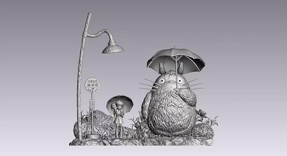 Thumbnail: 【PRE-ORDER】 Jiang Studio - Totoro Resin Statue GK Anime Figure