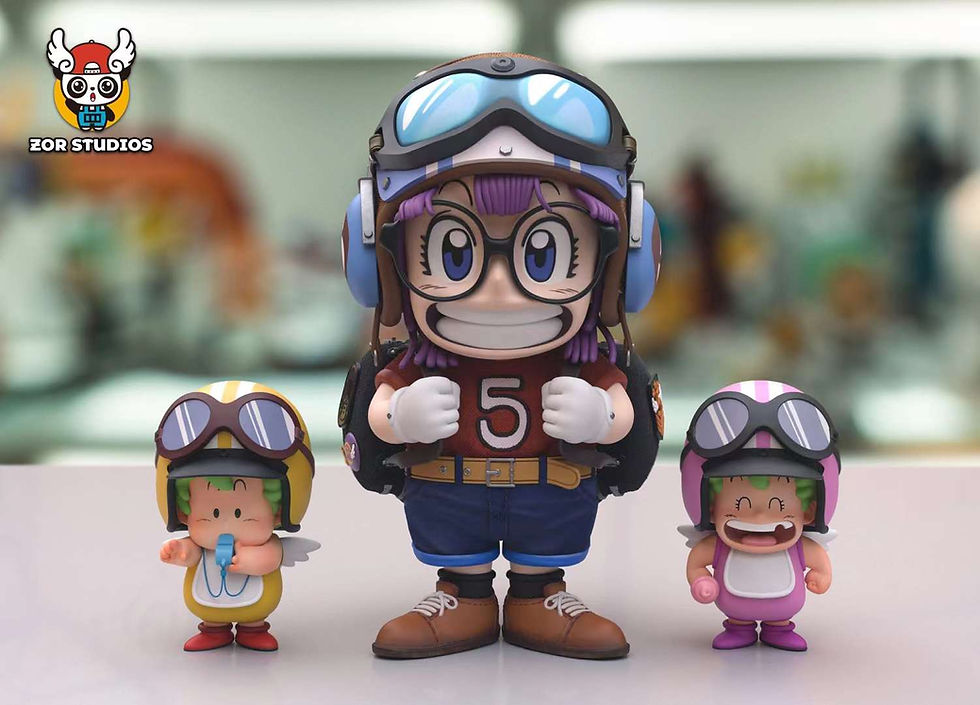 Thumbnail: 【PRE-ORDER】 ZOR Studio - Gazira Dr Slump Penguin Village Series 005 Resin Statue