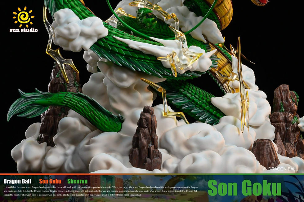 Thumbnail: Sun Studio - Shenron with Son Goku Resin Statue (Pre-Order) - Dragon Ball