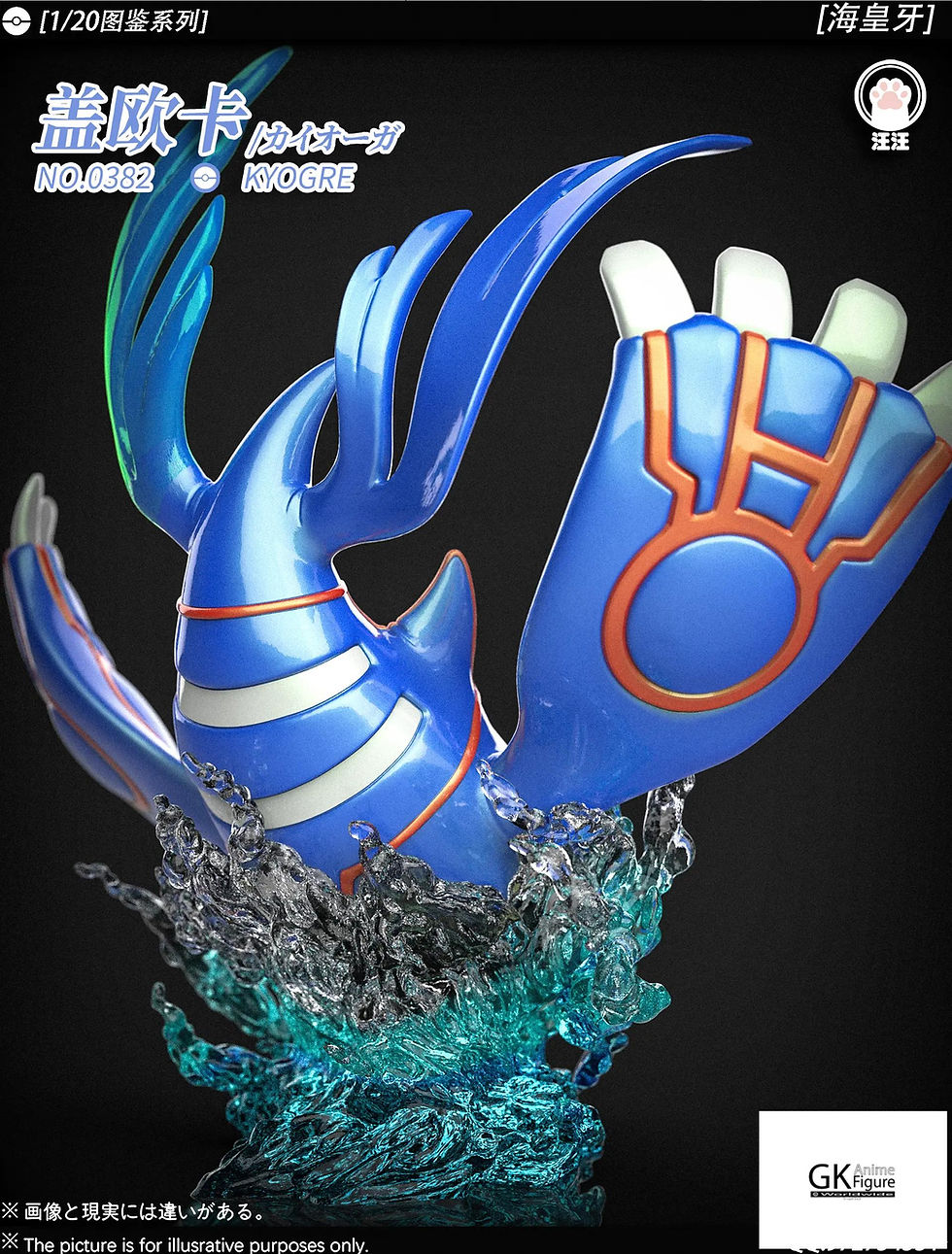 Thumbnail: 【PRE-ORDER】WangWang Studio - Kyogre Pokémon Resin Statue GK Anime Figure