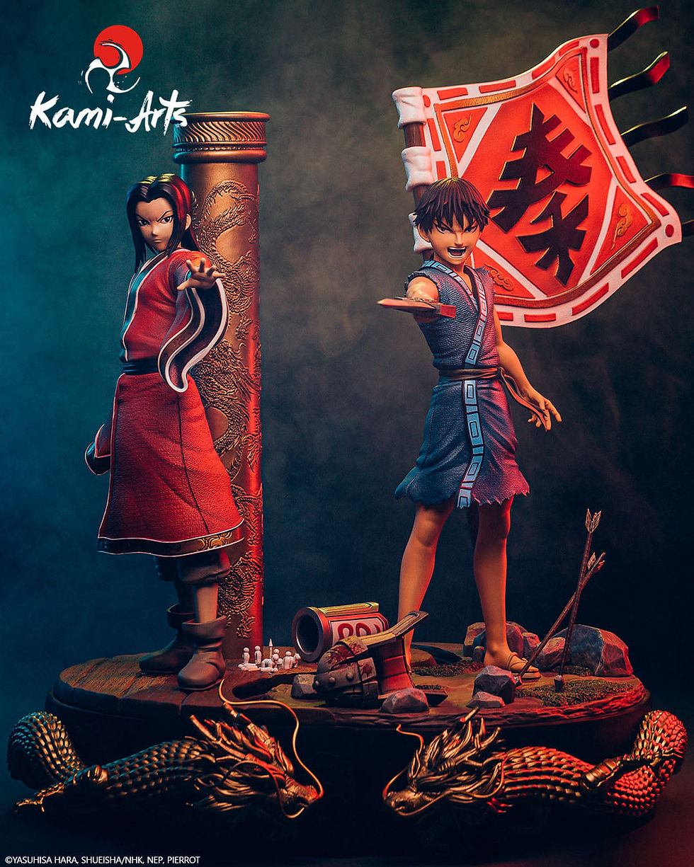 Thumbnail: 【CLOSED ORDER】Kami Arts -Kingdom Licensed 1/6th Scale Li Xin & Ri Hyou | Kingdom