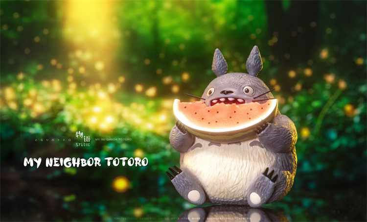 Thumbnail: 【ready stock】 Wu Yu Studio - Watermelon Totoro Hayao Miyazaki Gadgets Series 002