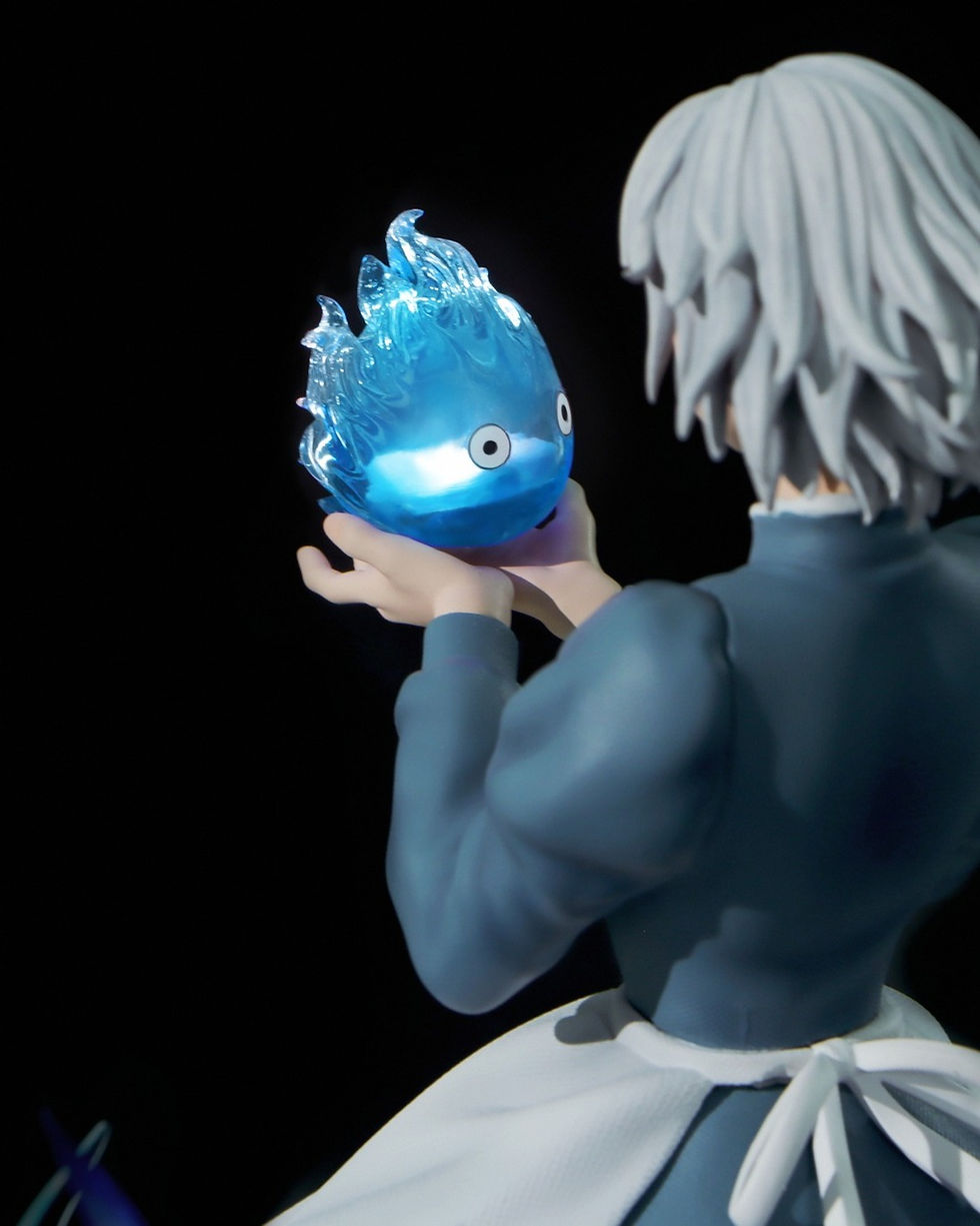 Thumbnail: 【PRE-ORDER】Shen Yin Studio - Sophie X Calcifer Howl's Moving Castle Resin Statue