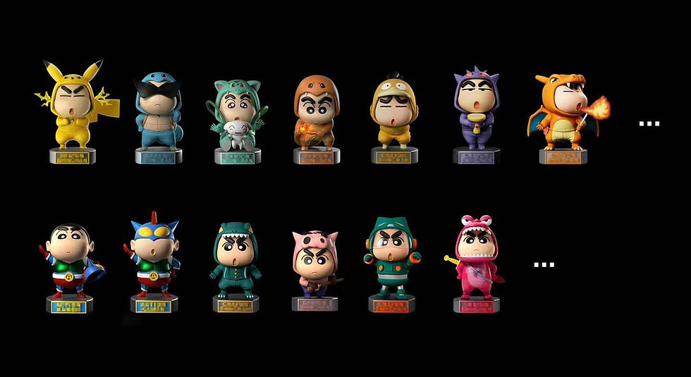 Thumbnail: NPC Studio - Shin Chan Cos Crocodile Dundee Crayon Shin Chan Resin Statue