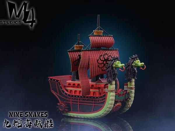 M4 Studio - Ship Series 019 - Boa Ship: Nine Snakes Resin Resin Statue
