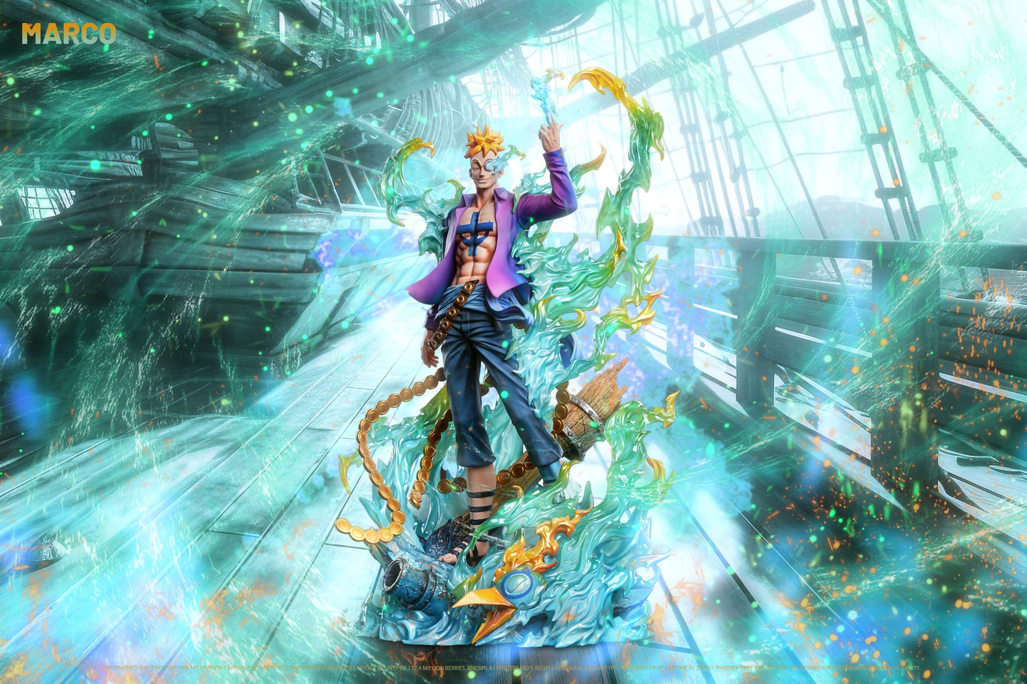 【PRE-ORDER】SY Studio - Marco One Piece Resin Statue GK Anime Figure