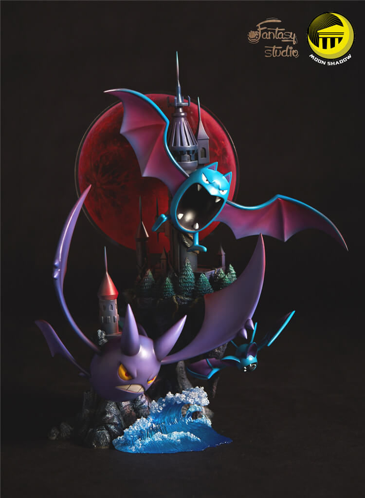 Thumbnail: Moon Shadow X Fantasy Studio - Family Crobat, Golbat & Zubat