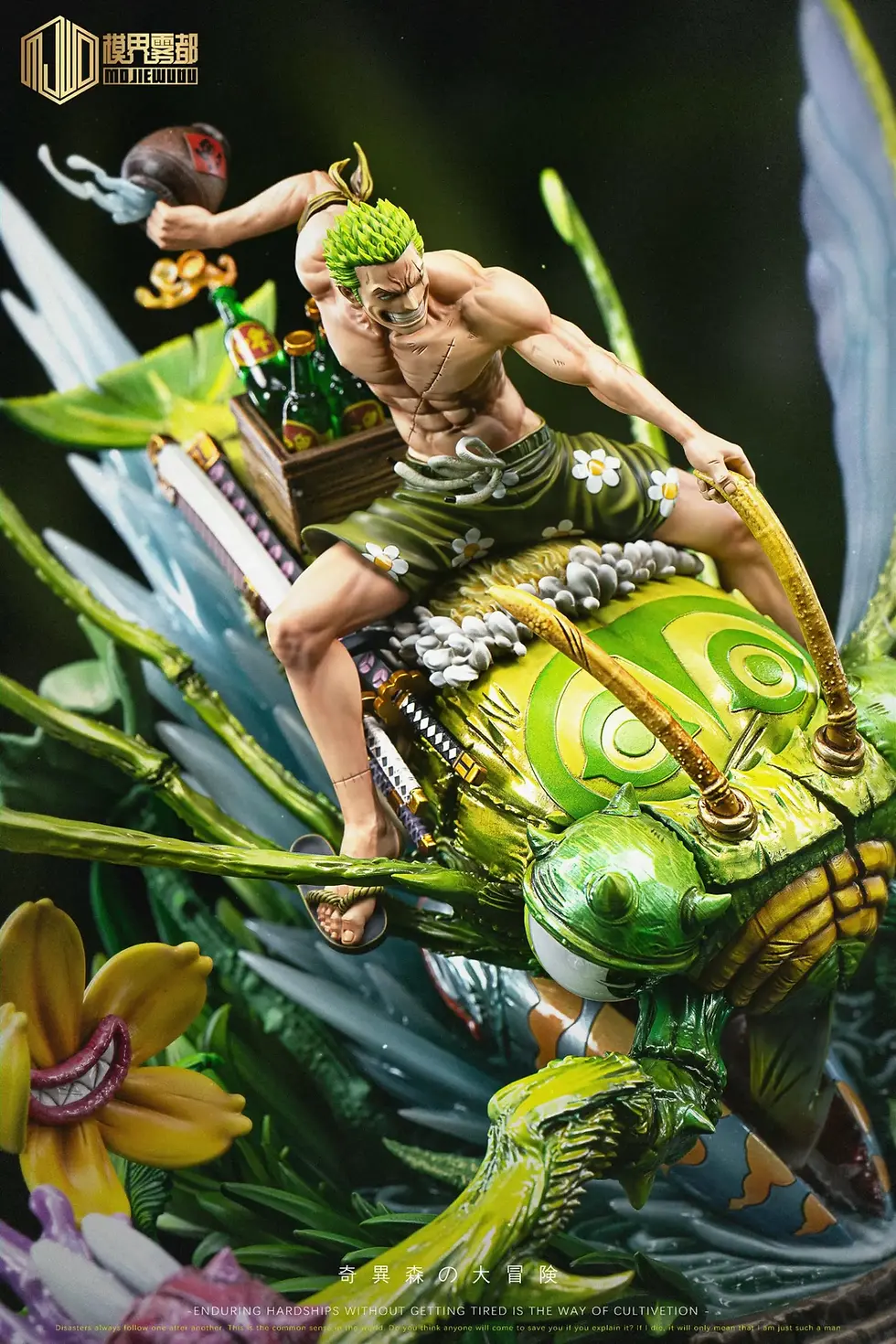 Thumbnail: Mo Jie Wu Du Studio - Strange Forest Adventure #5 Zoro & Scyther One Resin