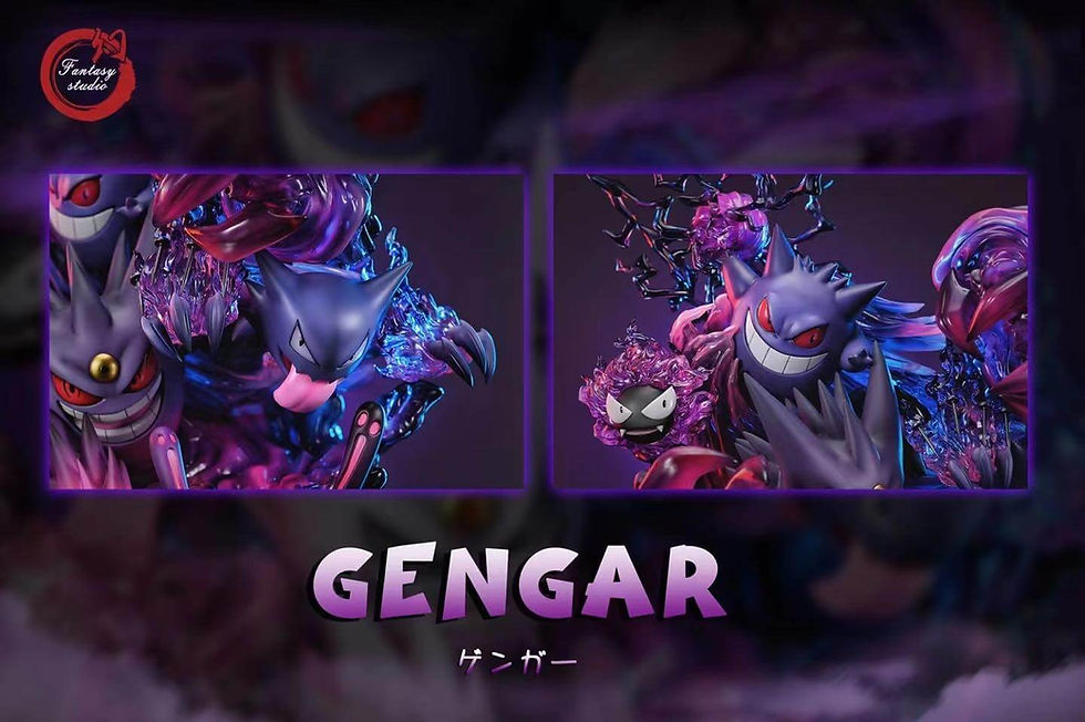 Thumbnail: Fantasy Studio - Pokemon Gengar's Family Pokemon Resin Statue