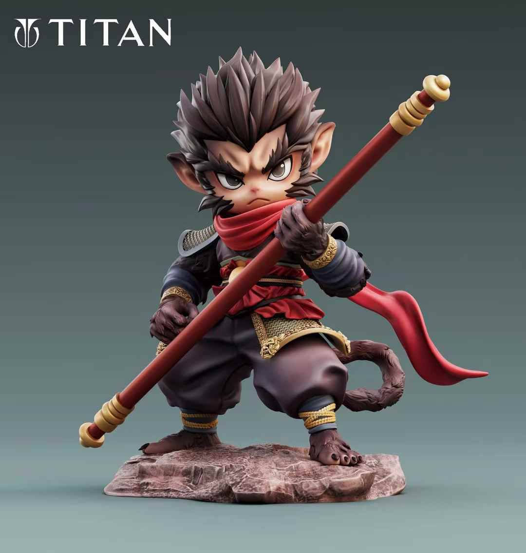 【PRE-ORDER】 Titan Studio - Black Myth: Wukong - Cute Wu Kong Resin Statue GK