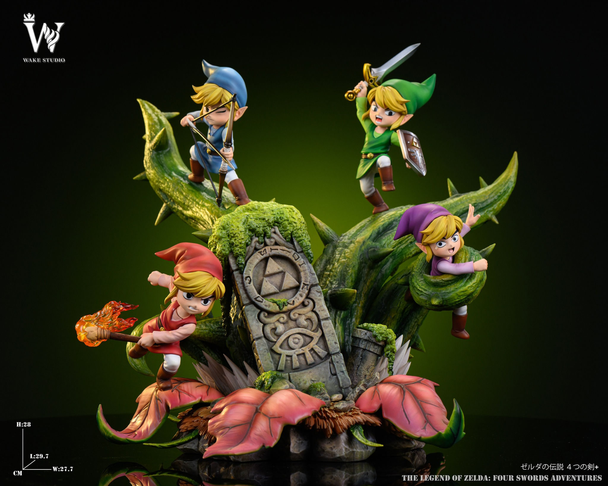 【PRE-ORDER】Wake Studio - Link Four Swords Adventures The Legend of Zelda Resin S