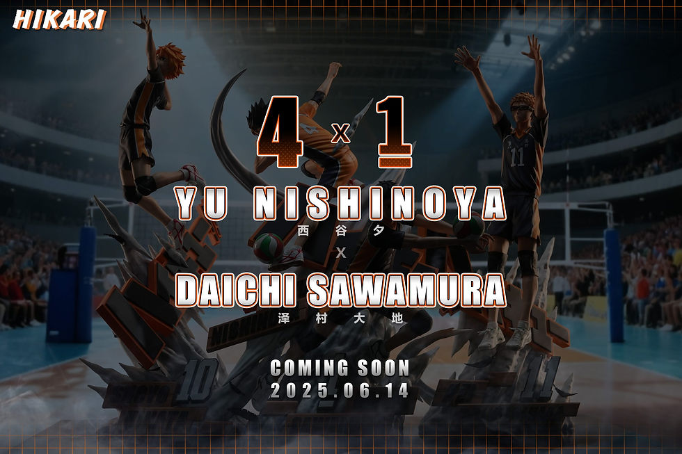 Thumbnail: 【PRE-ORDER】HIKARI Studio - Haikyuu!! Yu Nishinoya & Daichi Sawamura Resin Statue