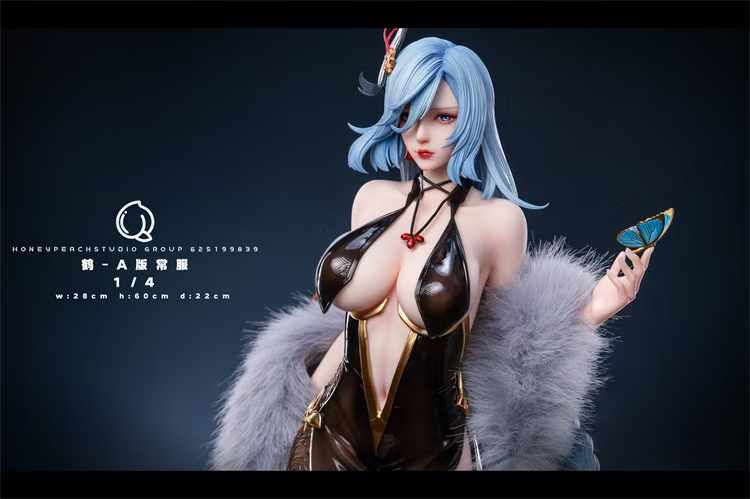 Thumbnail: 【PRE-ORDER】 Honey Peach Studio - Shen He Genshin Impact Resin Statue GK Anime