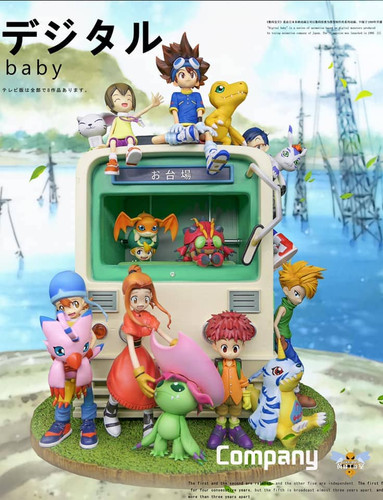 READY STOCK】Wasp Studio - Digimon Family Digimon Resin