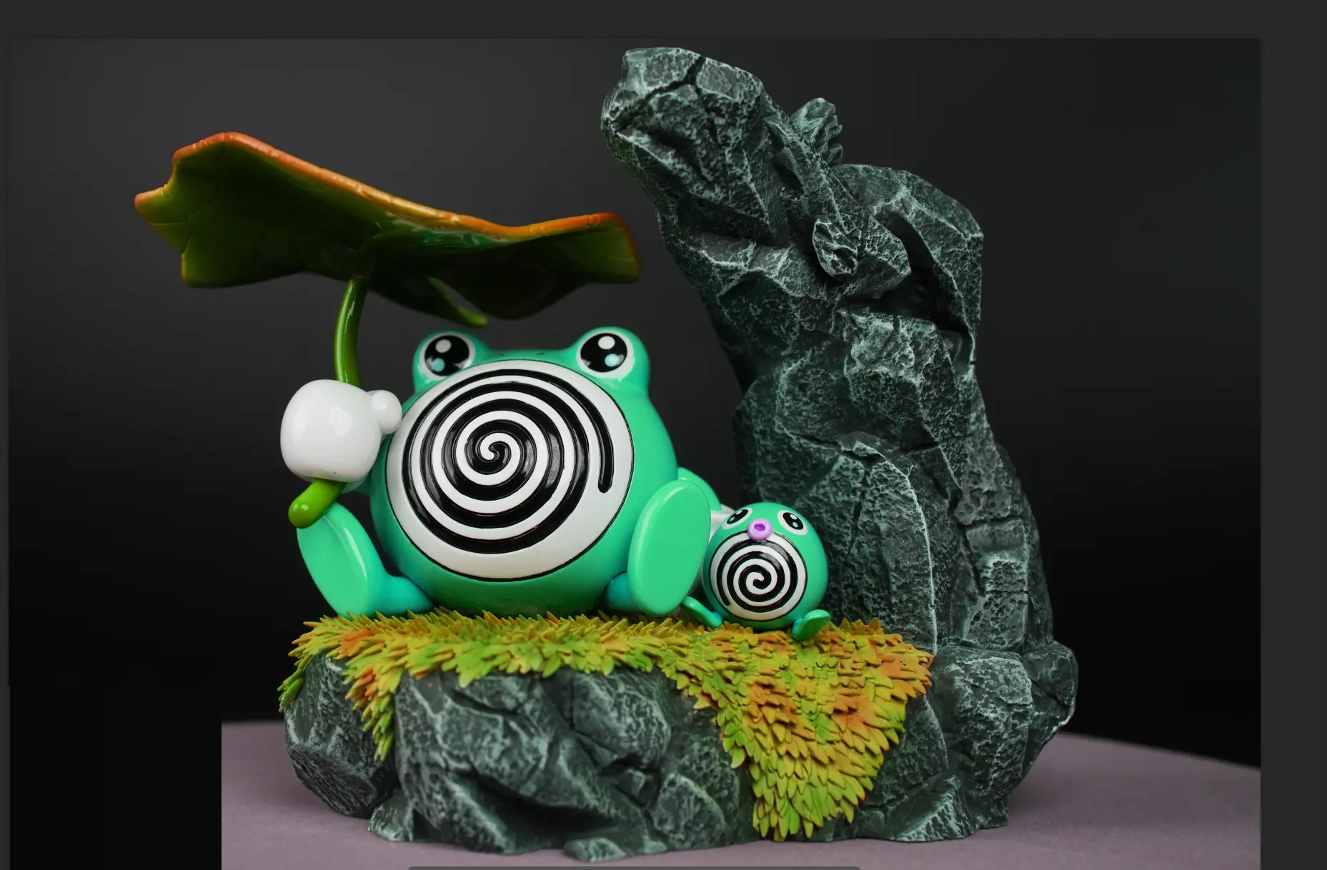 【PRE-ORDER】02 Studio - Poliwhirl X Poliwag Environment Set Pokémon Resin Statue