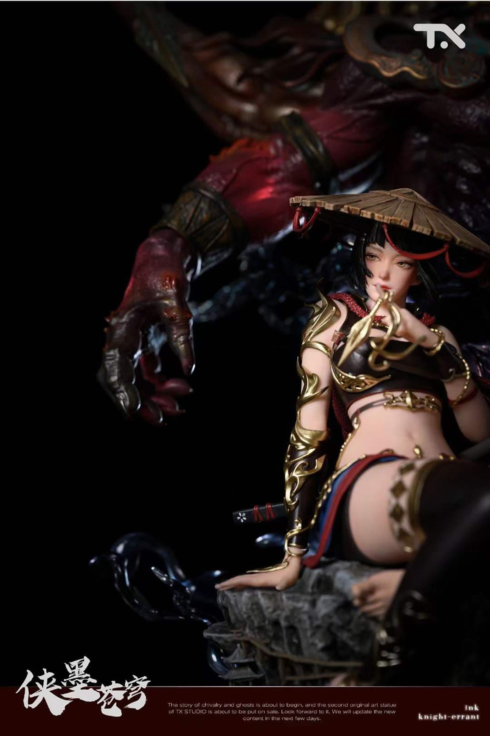 Thumbnail: TX Studio - Original IP - Ink Knight Errant GK Figure Worldwide