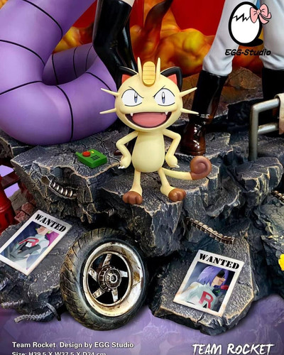 ポケモンガレージキット　Team Rocket フィギュア EGG Studio Pre order】EGG Studio - Pokemon Team Rocket – STC Toys