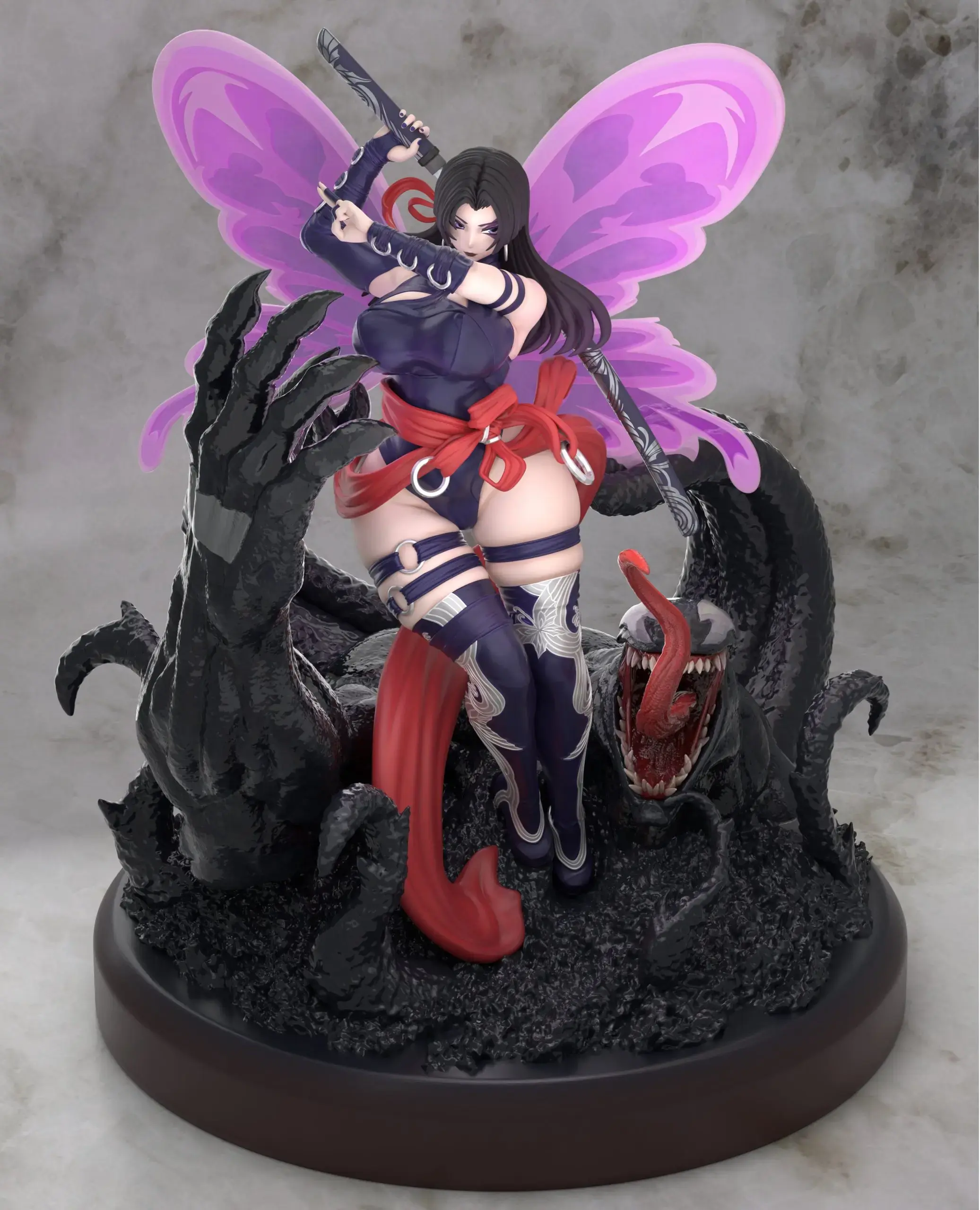 【PRE-ORDER】Xing Zhe Studio - Series Psylocke & Venom Marvel Resin Statue GK