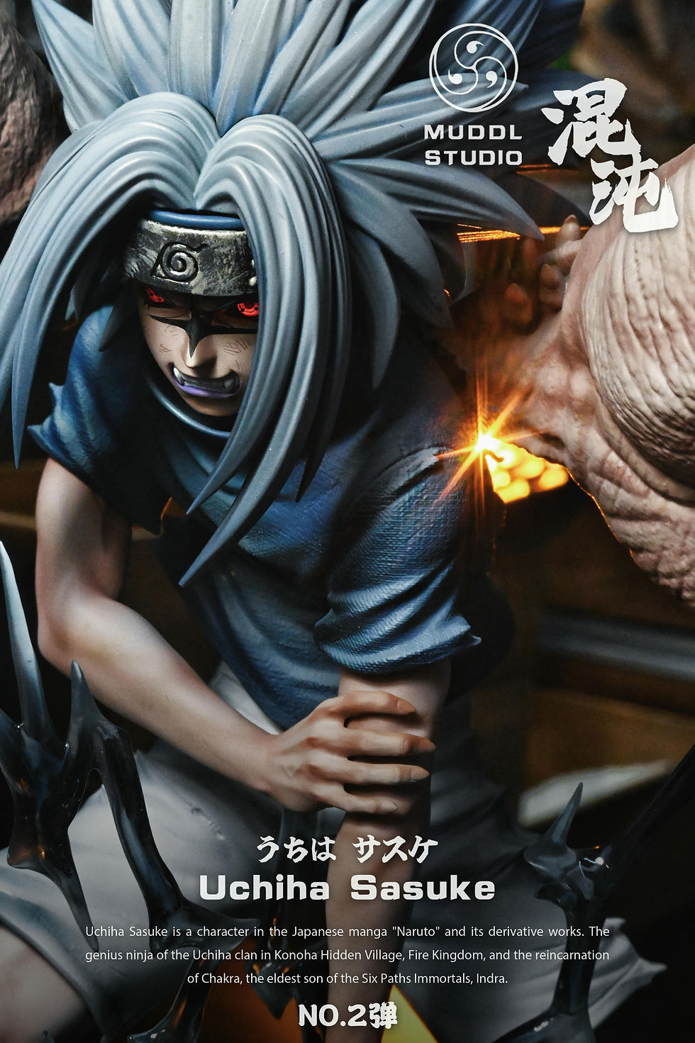Thumbnail: MUDDL Studio - Valley of the End Showdown Uchiha Sasuke Resin Resin Statue