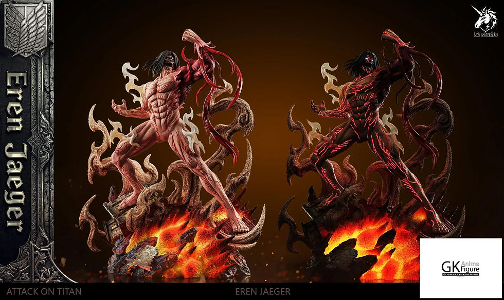 Thumbnail: 【PRE-ORDER】K1 Studio - Roaring Eren Jaeger Attack on Titan Resin Statue GK Anime