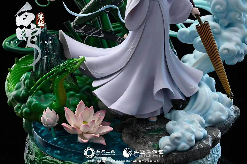Thumbnail: Fairy Bean Studio - 白蛇缘起 White / Green Snake GK Figure Anime Statue