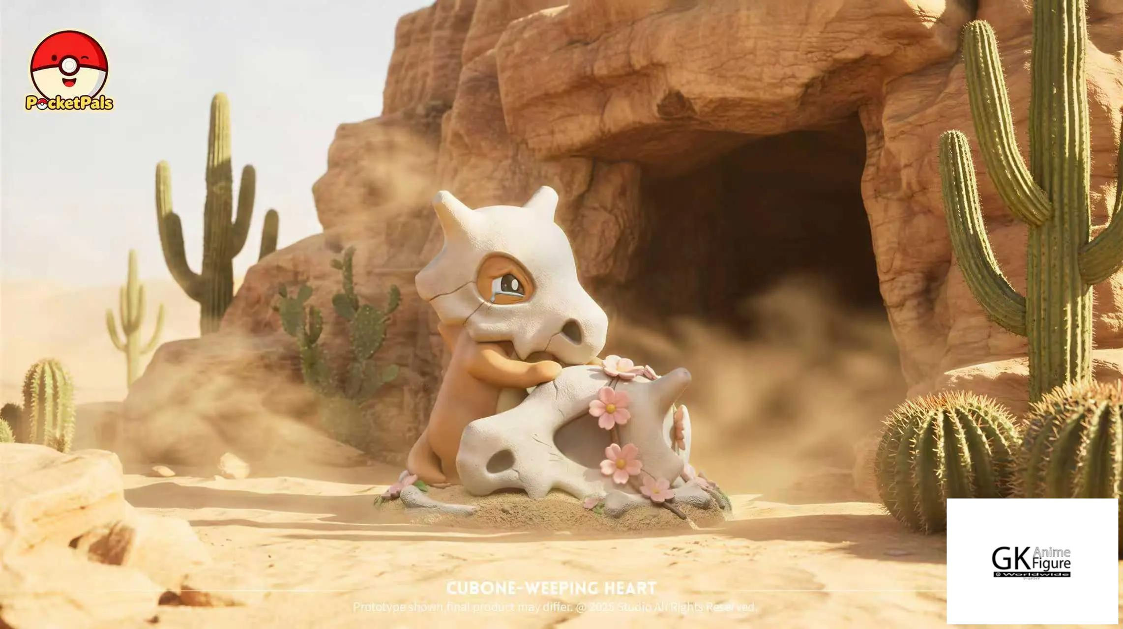 【PRE-ORDER】PocketPals Studio - Cubone Pokémon Resin Statue GK Anime Figure