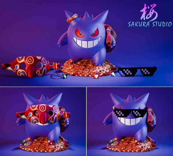 Thumbnail: 【READY STOCK】Sakura Studio - Gengar Pokemon Series 005 Resin Statue GK Anime