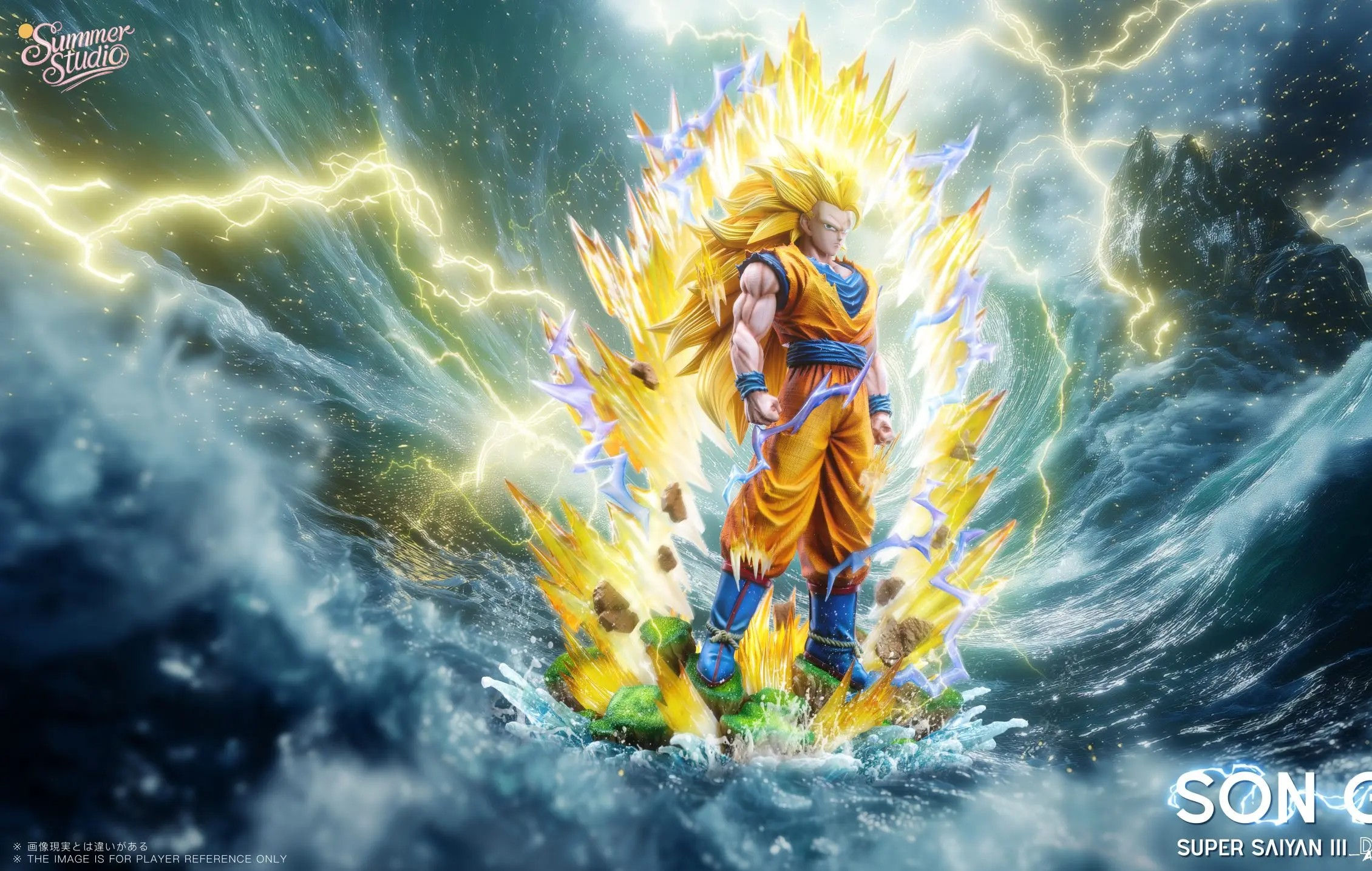 Summer Studio - Super Saiyan 3 Goku Resin Statue (Pre-Order) - Dragon Ball