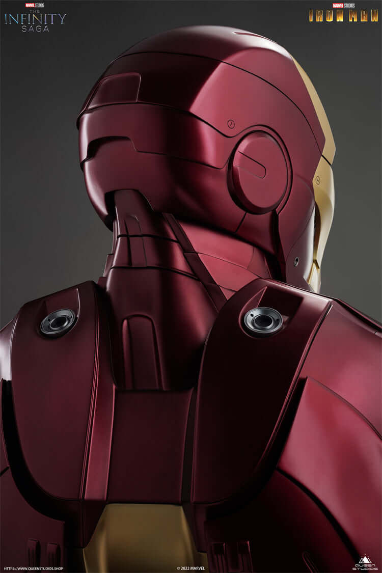 Thumbnail: 【READY STOCK】QUEEN STUIOS -MARVEL Iron Man Mark 3 Life-size Bust Marvel Statue