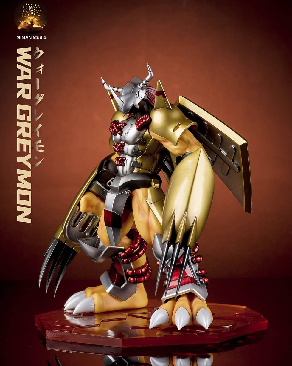 Thumbnail: 【OUT OF STOCK】Miman Studio -Agumon & Wargreymon/Dark Wargreymon | Digimon Statue