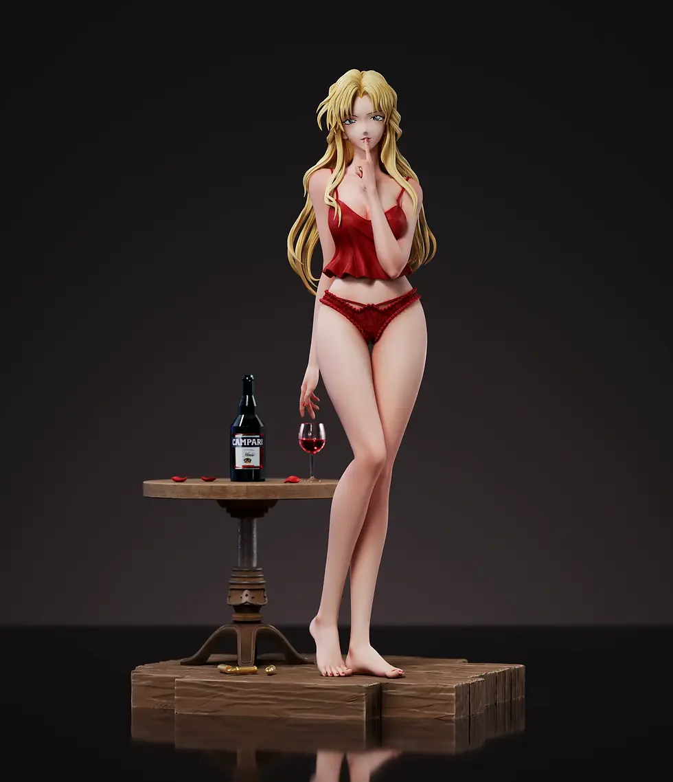 Thumbnail: 【PRE-ORDER】Strange Thief Studio - Vermouth in Pajamas Detective Conan Resin