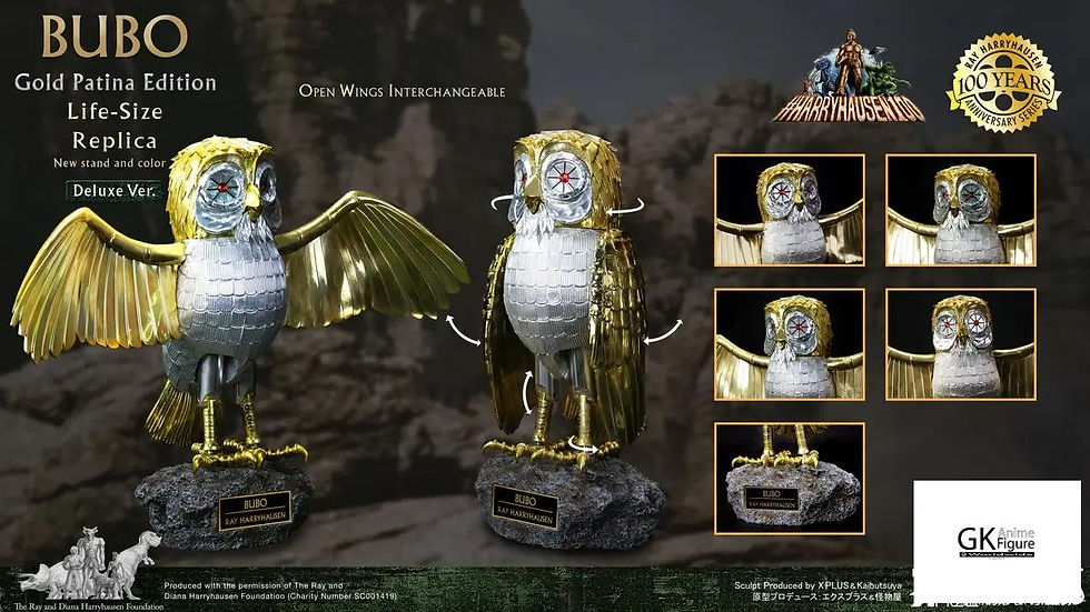 Thumbnail: 【PRE-ORDER】Star Ace Toys - Ray Harryhausen BUBO Gold Patina Edition NX SA6077