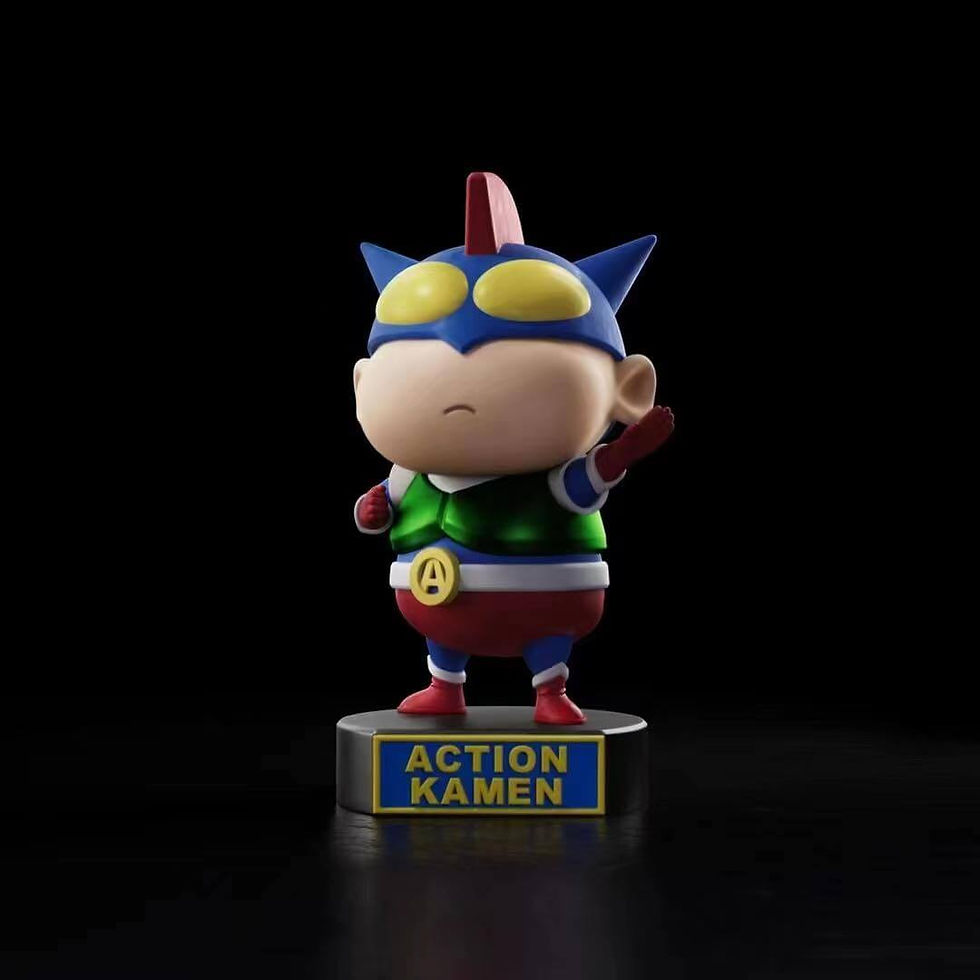 Thumbnail: NPC Studio - Action Kamen Crayon Shin Chan Resin Statue