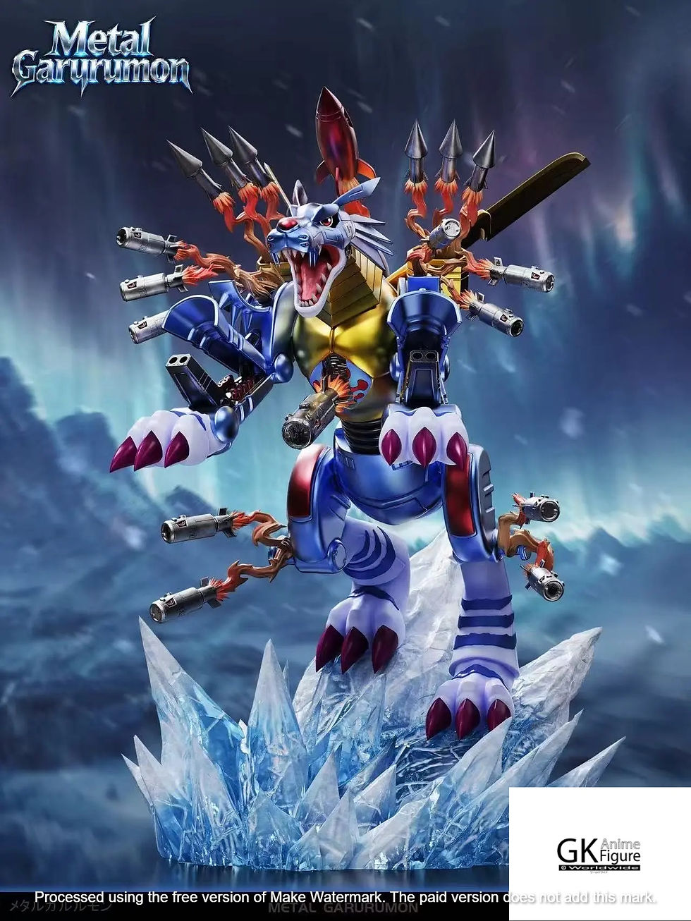 Thumbnail: 【PRE-ORDER】Crazy Nest Studio - Metal Garurumon Digimon Resin Statue GK Anime
