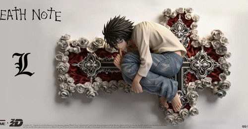 L Lawliet Death Note Resin Statue (Pre-Order) | Old Time Studio X