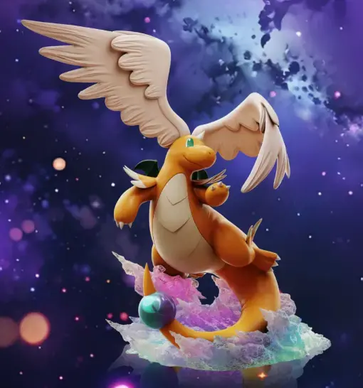【PRE-ORDER】Rocky Helmet Studio - Mega Dragonite Pokémon Resin Statue GK Anime
