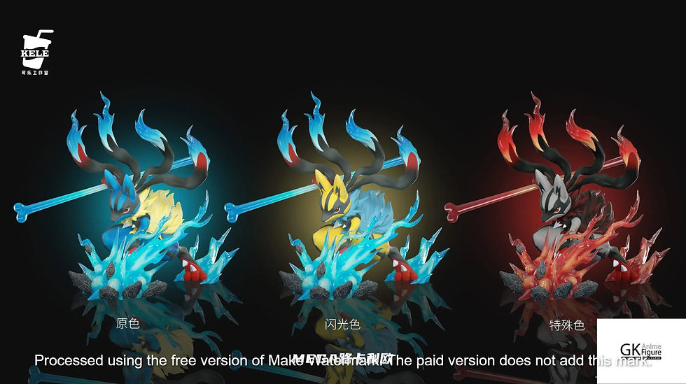 Thumbnail: 【PRE-ORDER】KELE Studio - Pokédex 1/20 Series 05 Mega Lucario Pokémon Resin Statu