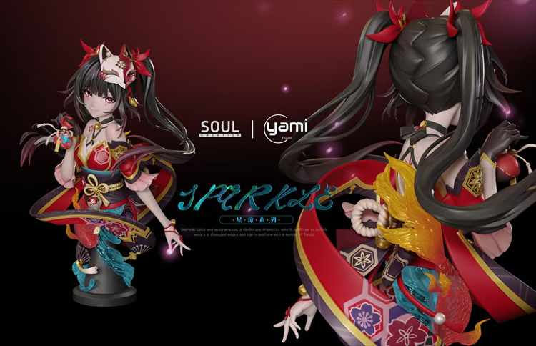 【PRE-ORDER】 YAMI Studio x SOUL Studio - Sparkle Honkai Impact Resin Statue GK