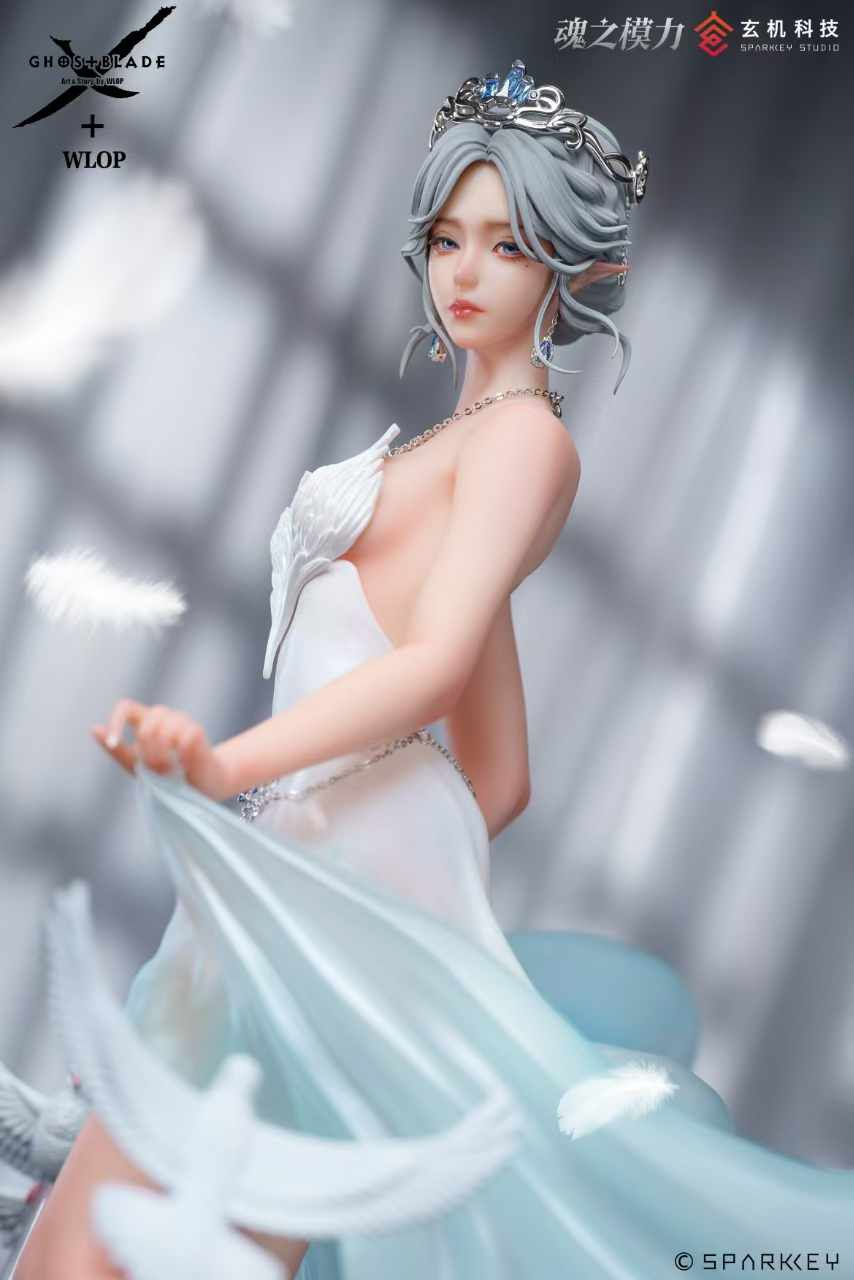 Thumbnail: 【PRE-ORDER】 Hun Zhi Mo Li Studio - Looking Back Ghostblade x WLOP Resin Statue
