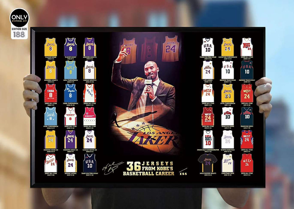 Thumbnail: Only Mystical Art - NBA Kobe Frame NBA Figure