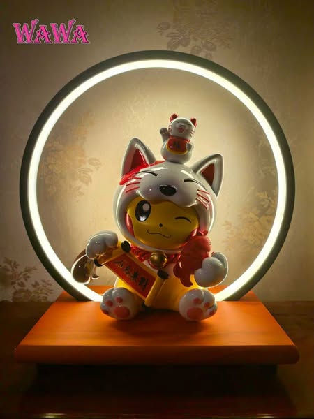 Thumbnail: 【PRE-ORDER】 WAWA Studio - Pika Cos Maneki-neko Pokemon Resin Statue GK Anime