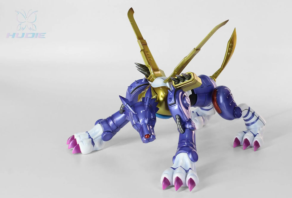 Thumbnail: Hudie Studio - Metal Garurumon Digimon - GK Figure Worldwide