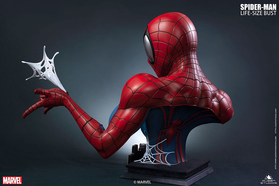 Thumbnail: 【READY STOCK】QUEEN STUDIOS  Comic Spider-Man 1:1 Bust by Queen Studios