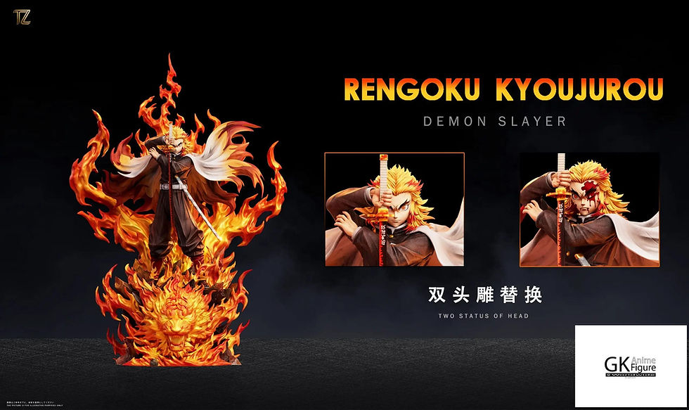Thumbnail: Flame Hashira Kyojuro Rengoku Demon Slayer Resin Statue | TZ Studio