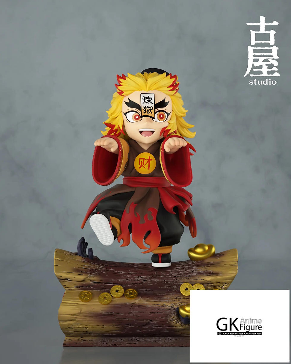 Thumbnail: Guwu Studio - Promotion and Fortune Kyojuro Rengoku Little Zombie Resin