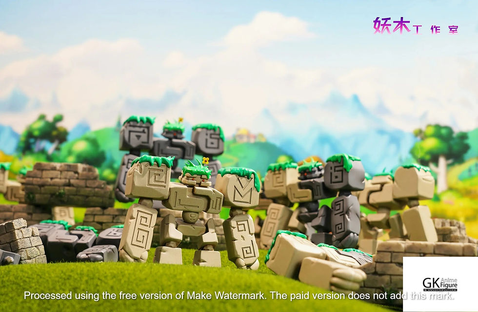 Thumbnail: 【PRE-ORDER】Yao Mu Studio - Stone Man MapleStory Resin Statue GK Anime Figure