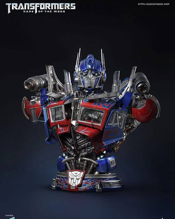 アメコミ TRANSFORMERS OPTIMUS PRIME 1/35 Queen Studios - Hasbro Licensed Life Size Optimus Prime Bust