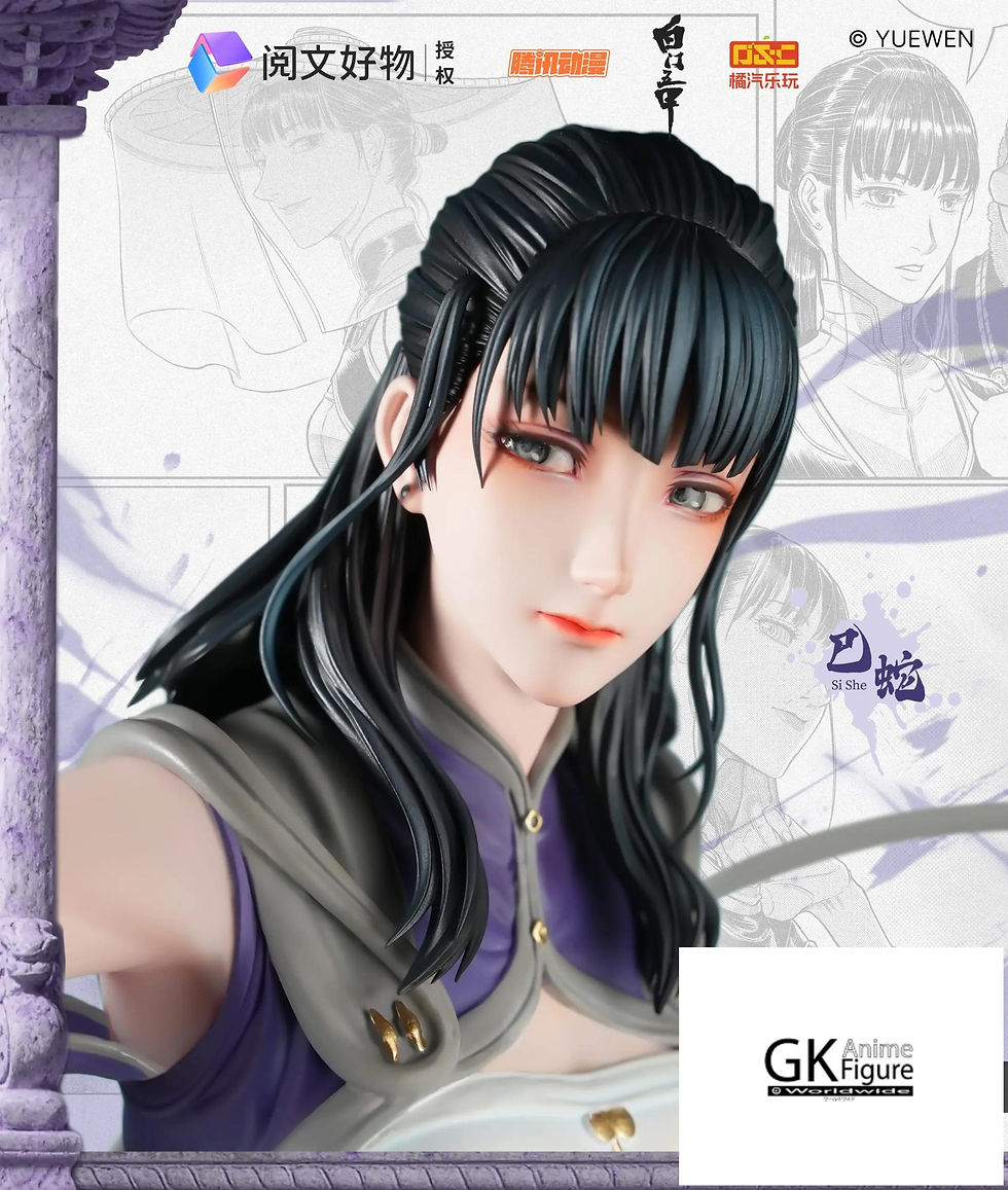 Thumbnail: 【PRE-ORDER】JU QI YUE WAN - Bai Men Wu Jia Mao Tu X Si She 1/6 Statue (Licensed)